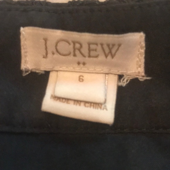 J Crew Black Lace Pencil Skirt Size 6 - Picture 7 of 11
